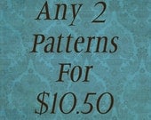 Chose any 2 SINGLE Butterfly Tree PDF SEWING Patterns