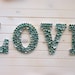 Beach Decor Seashell Covered Sign Letters - LOVE or Any 4-Lettered Word