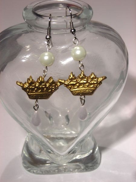 Hime Princess classic sweet crown with pearls earrings NOW AVAILABLE in more COLORS