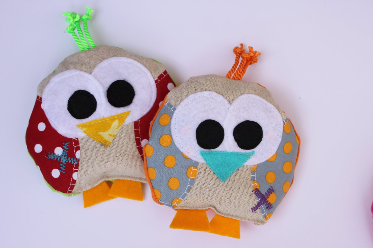 Owl ouchie bag, owie ice pack, Bird, bridie, owl, party favor, wholesale, cold pack, heat pack, boo bag, Easter basket filler