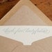 High Five, Ladyfriend (an almost proper conversation card in a single letterpress printed notecard & envelope)