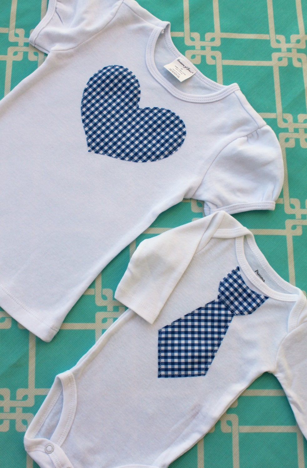 Big Sister and Little Brother Easter Spring SET. Two Non - Personalized T-Shirts. Any Tie AND Any Heart. New Baby, Picture