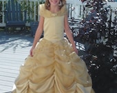 Child's Beauty and the Beast Belle Costume Gown Custom Made