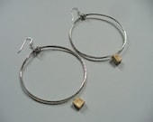 Wire Wrapped Hoop Earrings