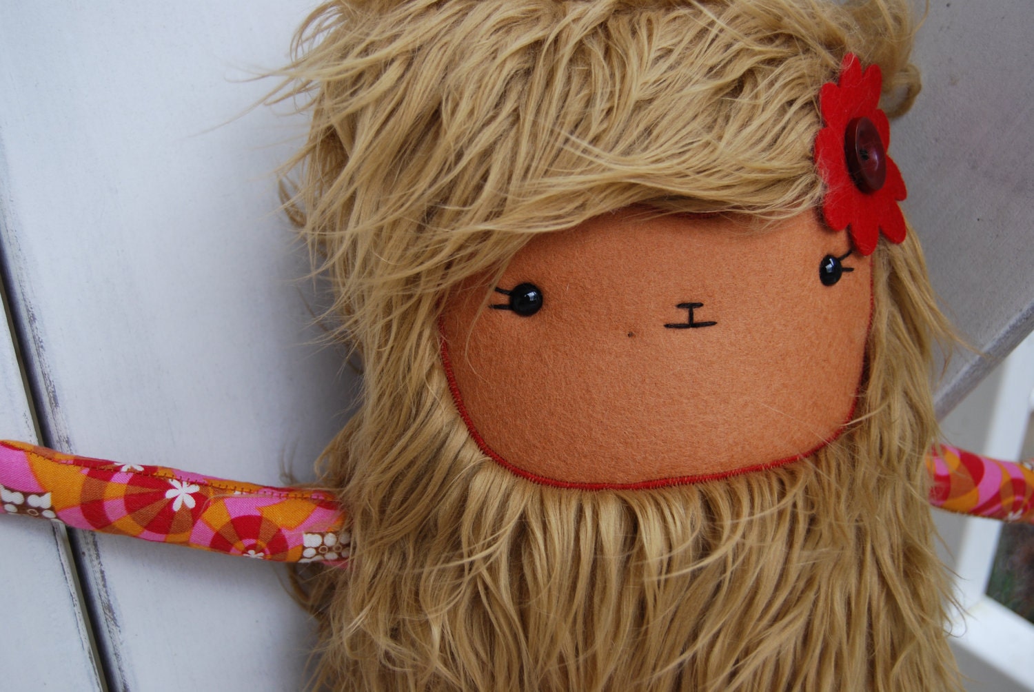 Plush Lovable Monster Toffee Fur - Khaki - Merry Monster