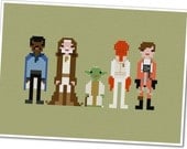 Pixel People - Star Wars - Allies - PDF Cross-stitch Pattern - INSTANT DOWNLOAD