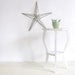 Vintage Wood Plant Stand Table White Country Cottage Display Side Table French Country