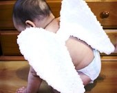 SALE 12 to 24m Angel Wings White Angel Wings - Fairy Wings Baby Crochet Angel Costume Baby Dress Up Photo Prop