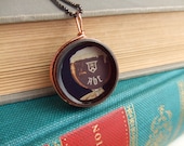 Beer St Bernardus Resin Pendant Copper WireWrap - Multiple Chain Lengths AvailablePink Elephant Jewelry