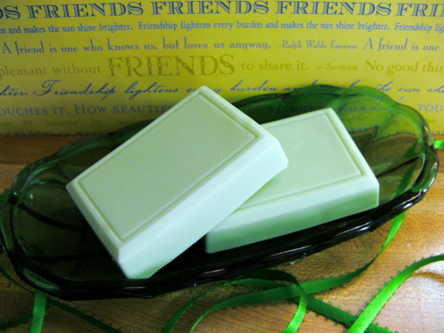 LUCK of the IRISH---Lucky Shamrock Shake Soap--Creamy Lather--VEGAN Friendly-Super Yummy