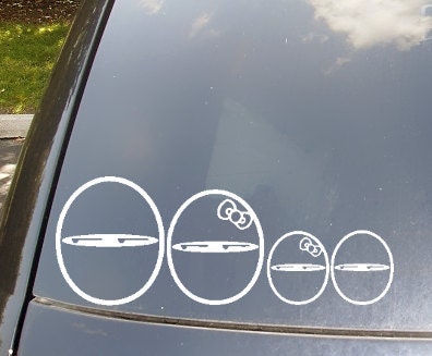 Ninja Family Car Sticker