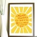 Modern Nursery Art Print- Golden Slumbers - 16X20 Inches, other sizes