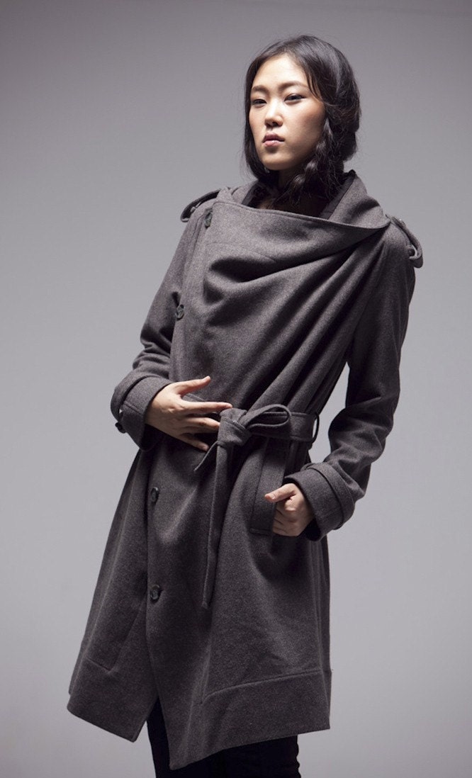 Wool overcoat T005