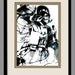 Star Wars art print of an original illustration of Darth Vader - 8x10.