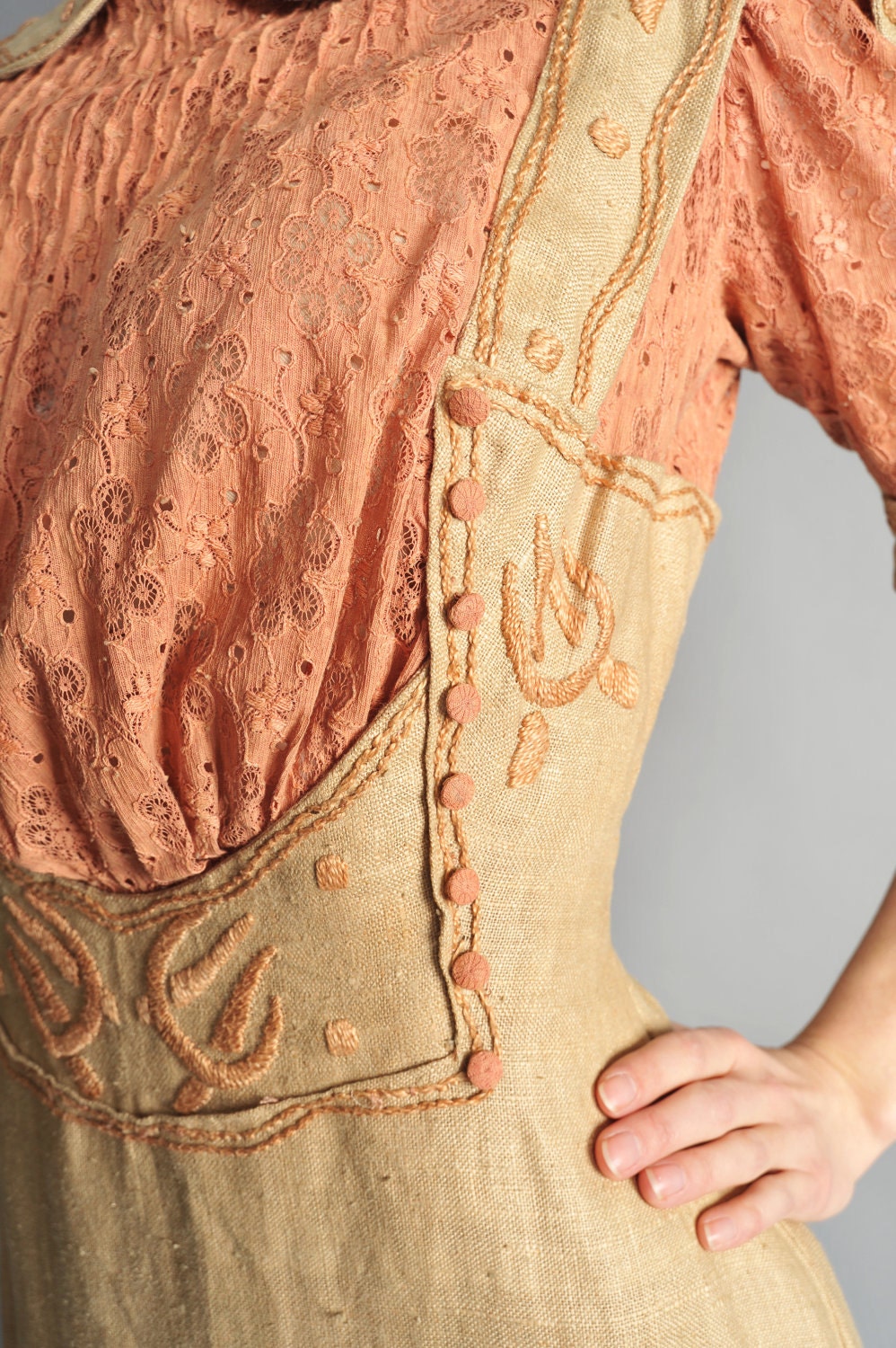 vintage 1910s edwardian dress / The Romantic
