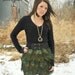 Teen Girls and Childrens Peacock Feather Skirt