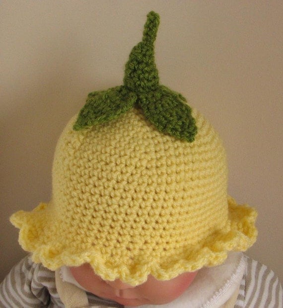 Crochet Pattern for Flower Fairy Primrose Hat in 4 sizes - INSTANT DOWNLOAD .pdf