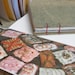 VINTAGE  MONOPOLY BOARD Art Journal w/Coptic Stitch