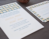 Emerson Plaid Wedding Invitation