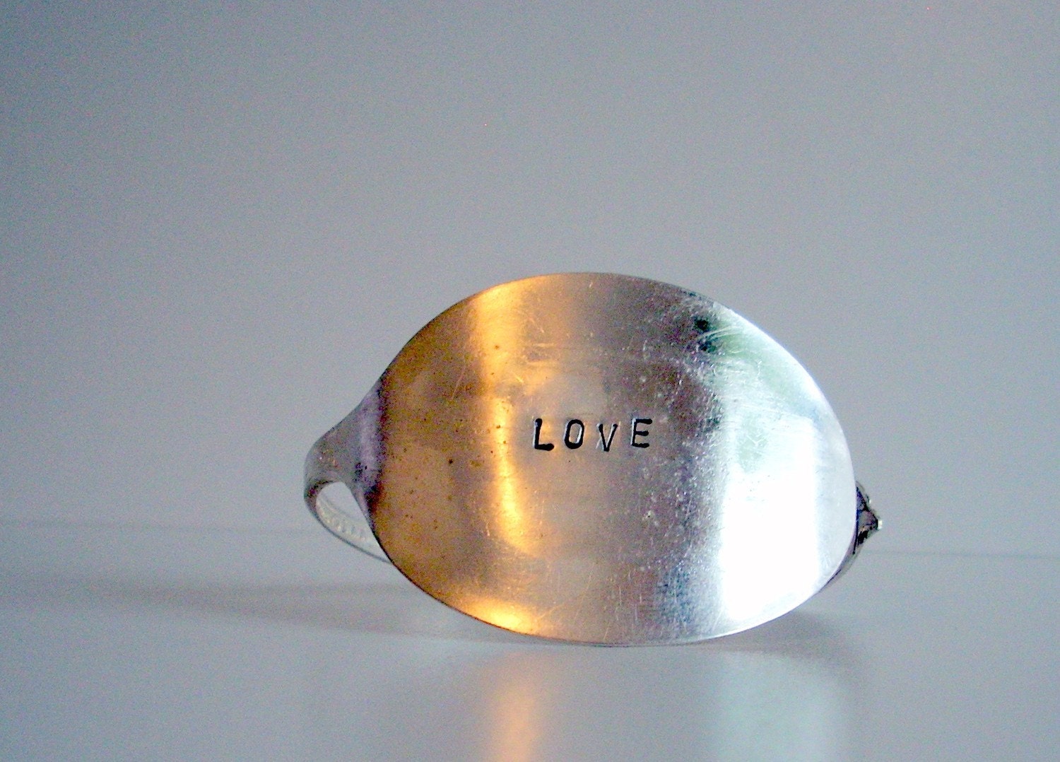 Love Bracelet - Vintage Silverplate Spoon