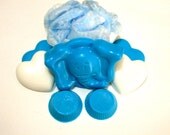 Soap Gift Set- It's A Boy- Blue & White, Coconut Scented Goat's Milk and Aloe Soap Gift Set- Elephant and Hearts- For New Moms with Gift Bag