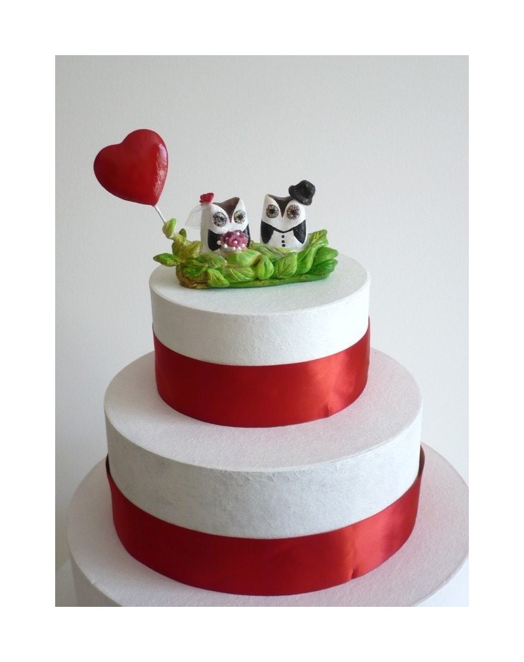 OOAK - Wedding Cake Topper - Ready to Ship