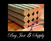 100  3/8" Neodymium Rare Earth MAGNETS.... Great for Scrabble Tiles - Glass Tiles -  Bottle Caps - Dominoes - Button Magnets