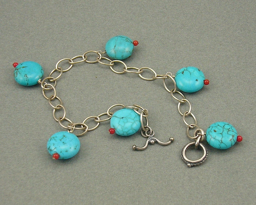 Southwest Swing turquoise bracelet