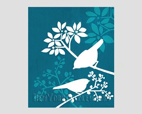 Birds Pattern, Cross Stitch Pattern, Counted Cross Stitch,  Needlepoint Pattern, Silhouette from NewYorkNeedleworks on Etsy