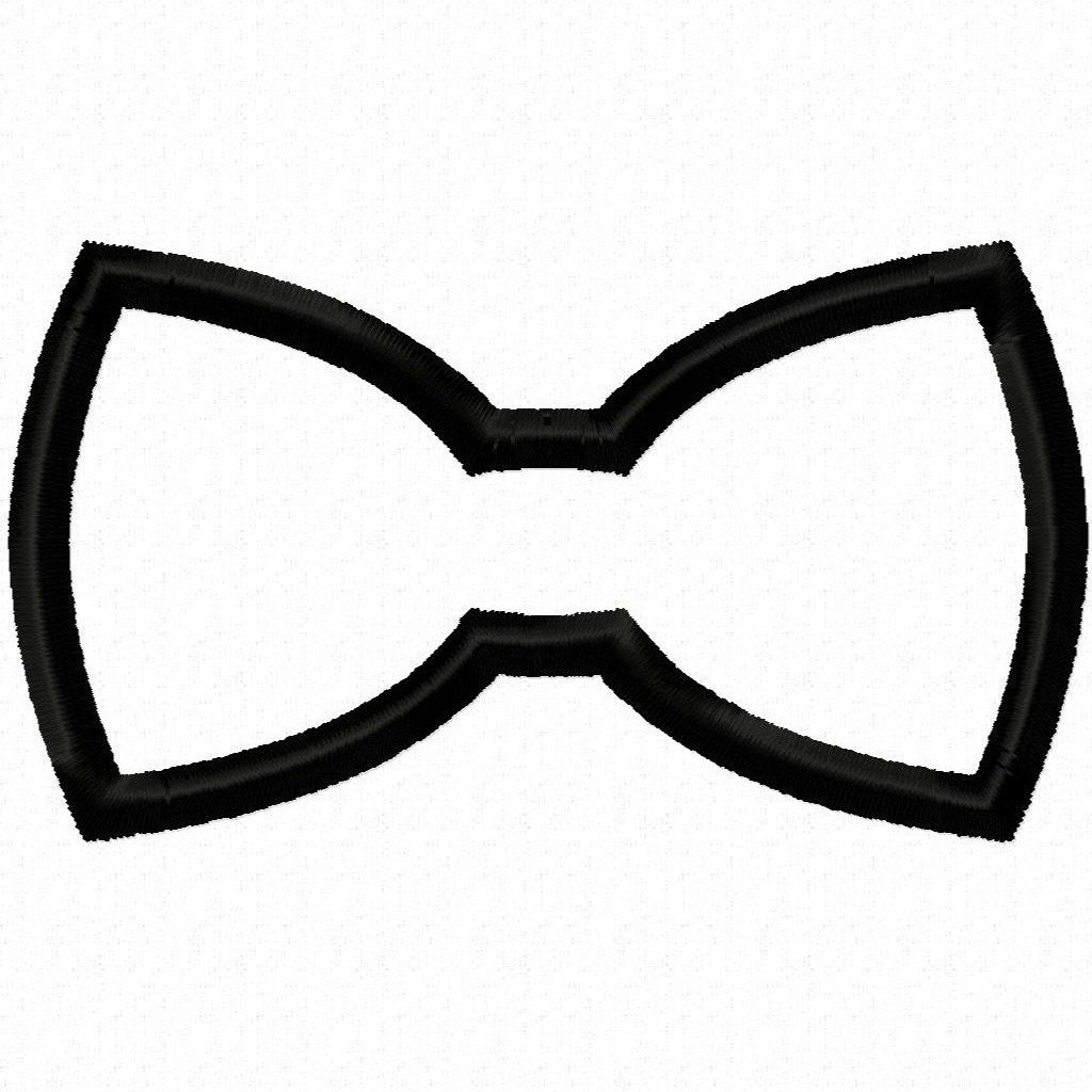 clipart bow tie outline - photo #8