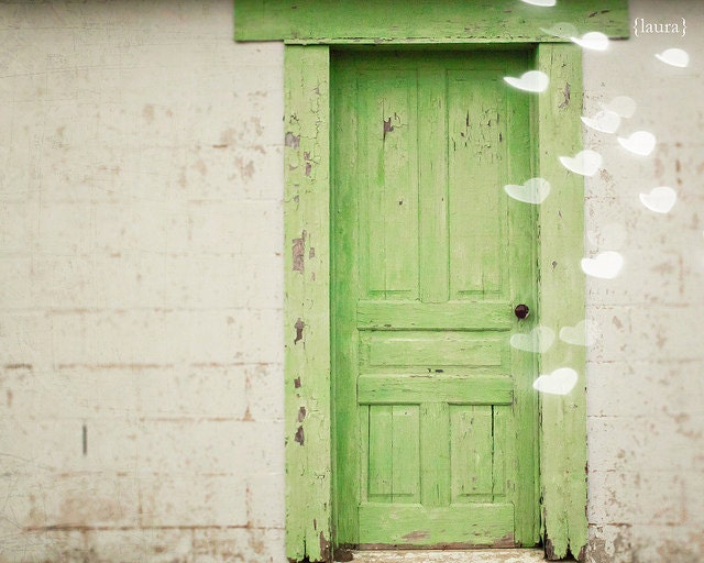 SALE 50% Off - Green Door Photography - Vintage Inspired and Dreamy - Home Decor -Fine Art Photograph - "Forgotten Dreams"