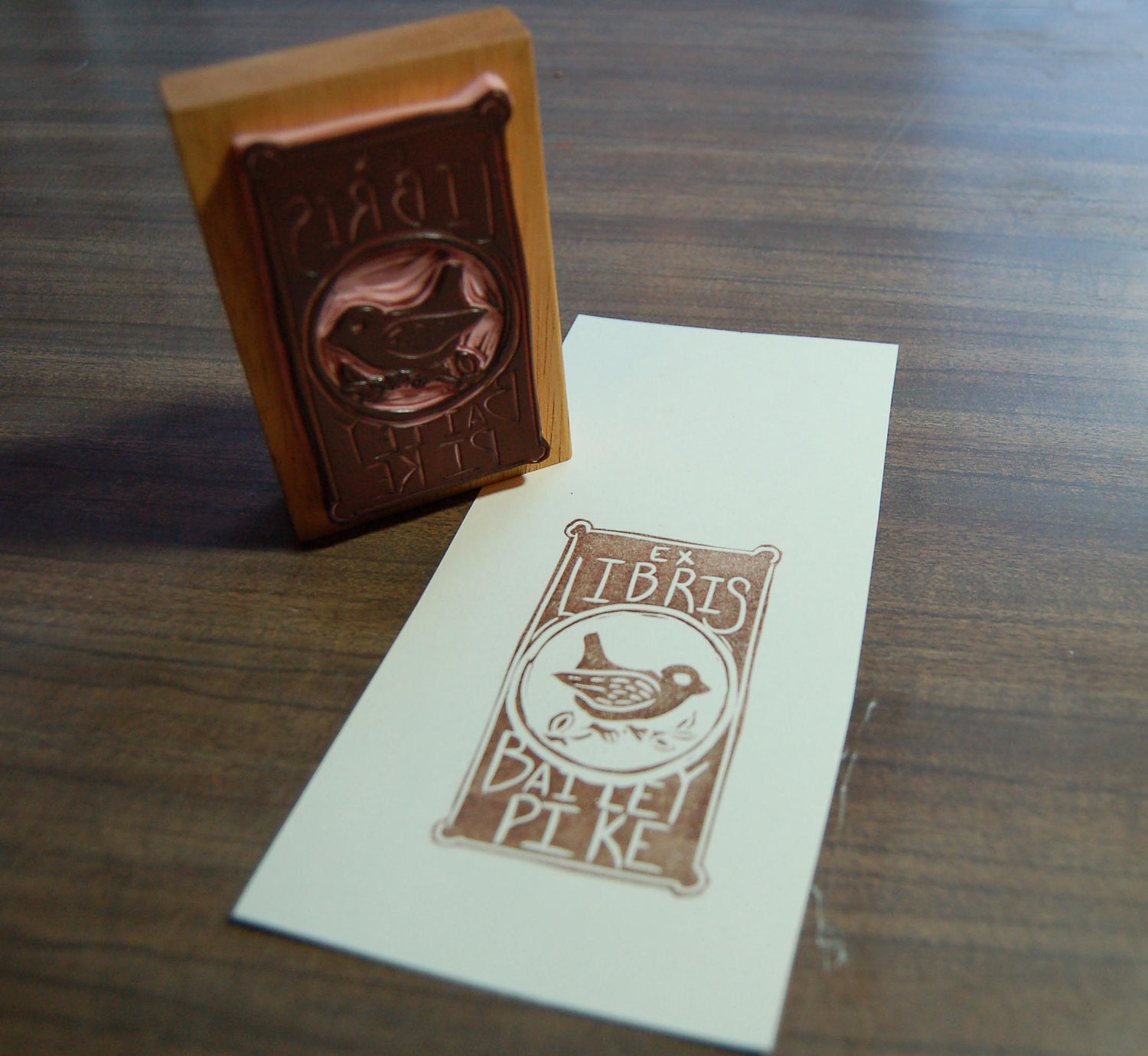 Custom Stamp - 4 inch rectangular