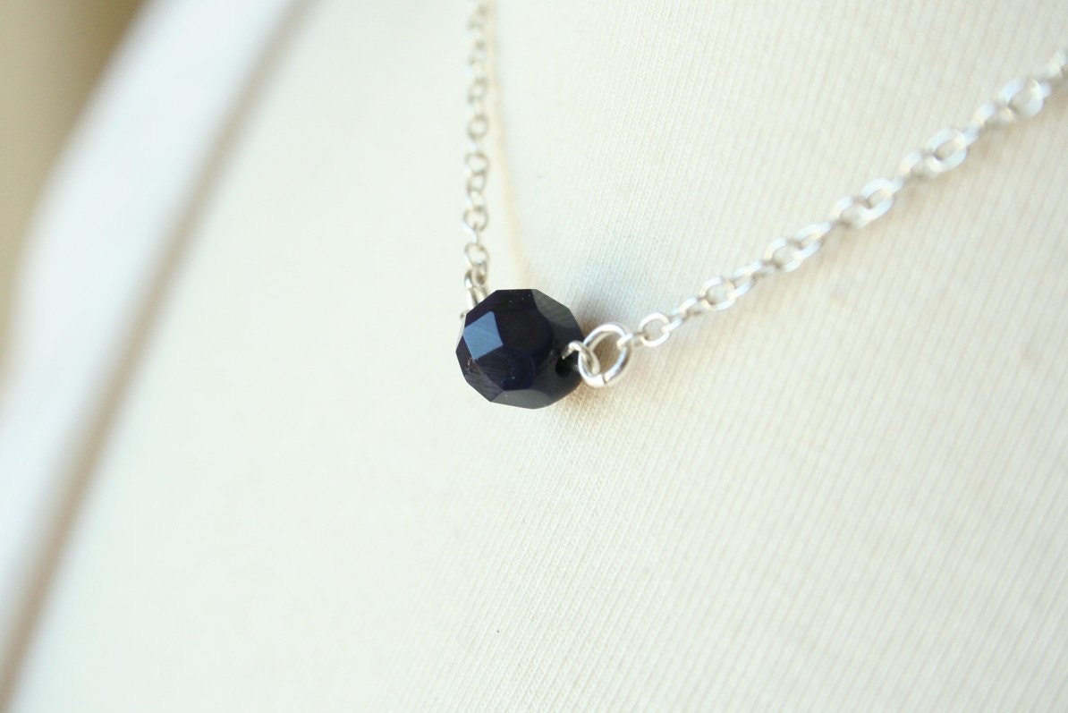 At Midnight - A Sterling Silver Necklace