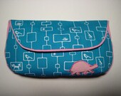Woodland Friends Turtle Clutch --REDUCED PRICE--