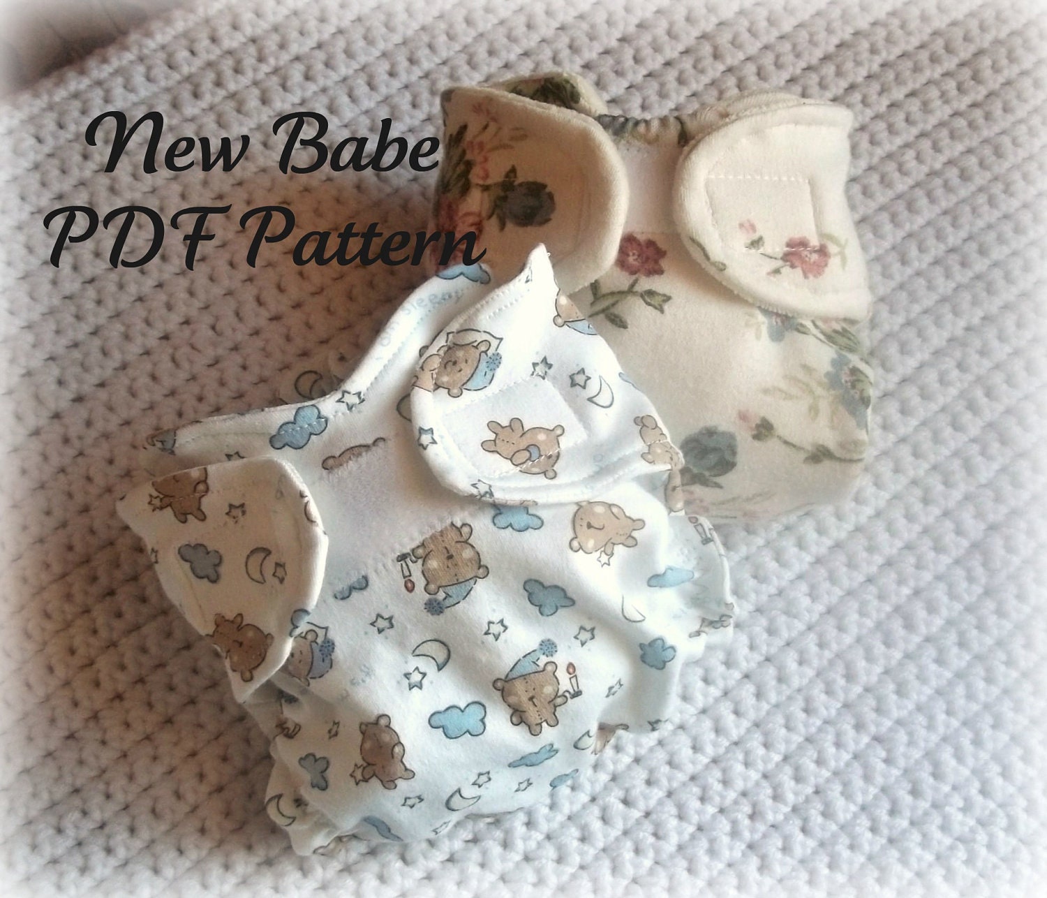 Cloth Diaper Pattern PDF New Babe