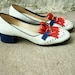 60s Red White and Blue Shoes