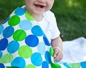My Favorite Baby Blanket in Caribe Disco Dots
