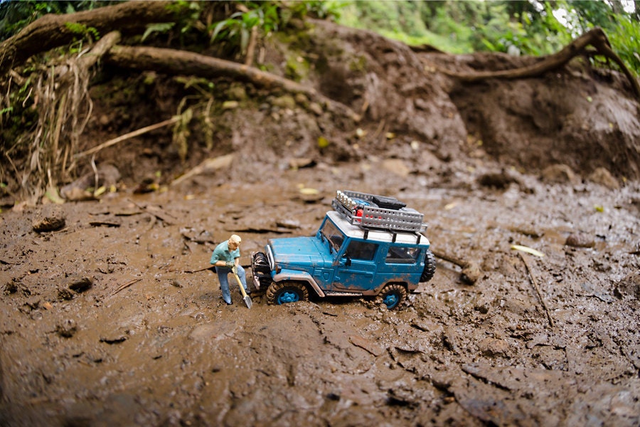 Trouble in Paradise: A Muddy Mess (8x12)