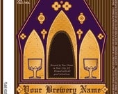 Home Brew Customized Beer Label - Monky Business