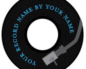 black wax cd label