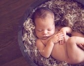 Leighton Heritage - Soft, Cozy, Cuddly Faux Fur Nest - Perfect Newborn Photography Prop - Plush Long Pile