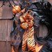 Halloween Wreath - Opulent Halloween Feather Wreath