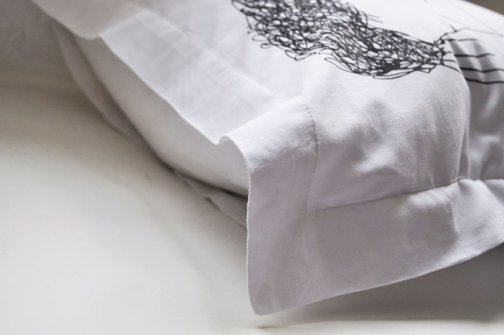 Girl and Boy Pillow Cases double set