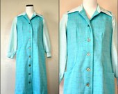 SALE Vintage Dress / 60s Retro Fashion / Medium Large