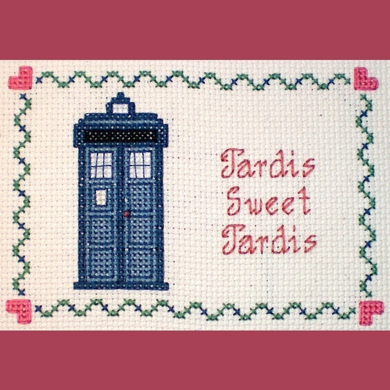 Tardis Sweet Tardis - Doctor Who Inspired Cross-stitch Pattern