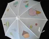 Umbrella - Cupcakes, Ice Cream, Lollipops - Youth Child