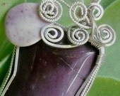 Mookaite and Sterling Silver Pendant