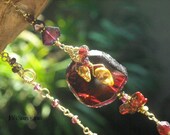 Garnets and Gold Necklace