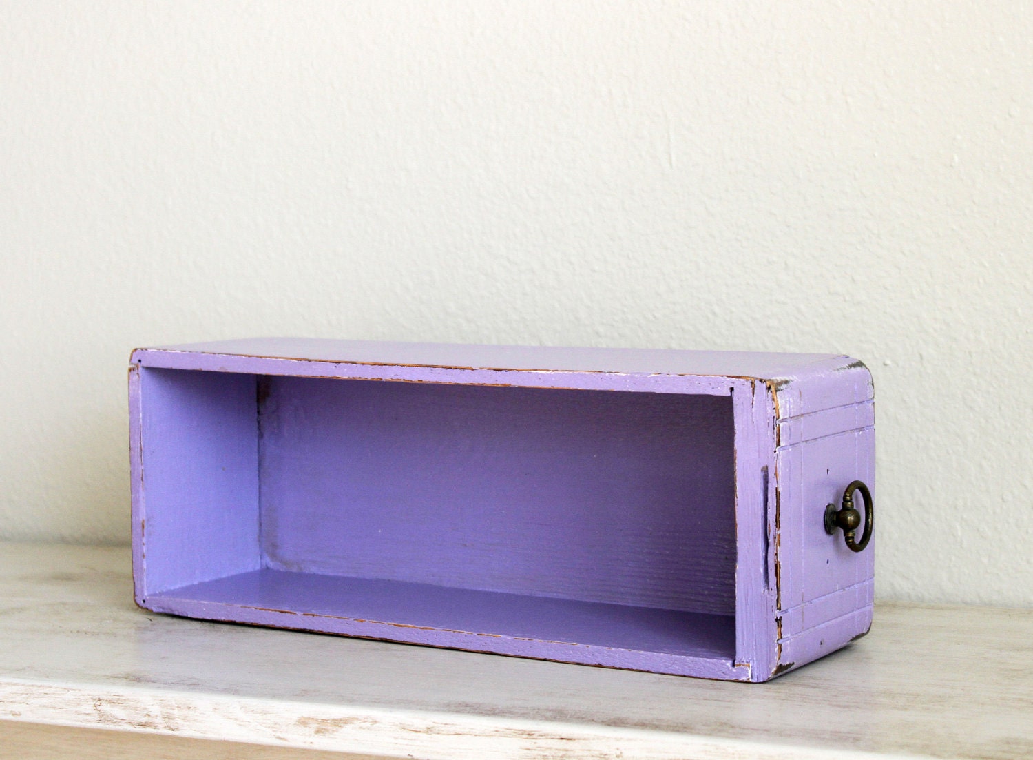 Purple vintage drawer