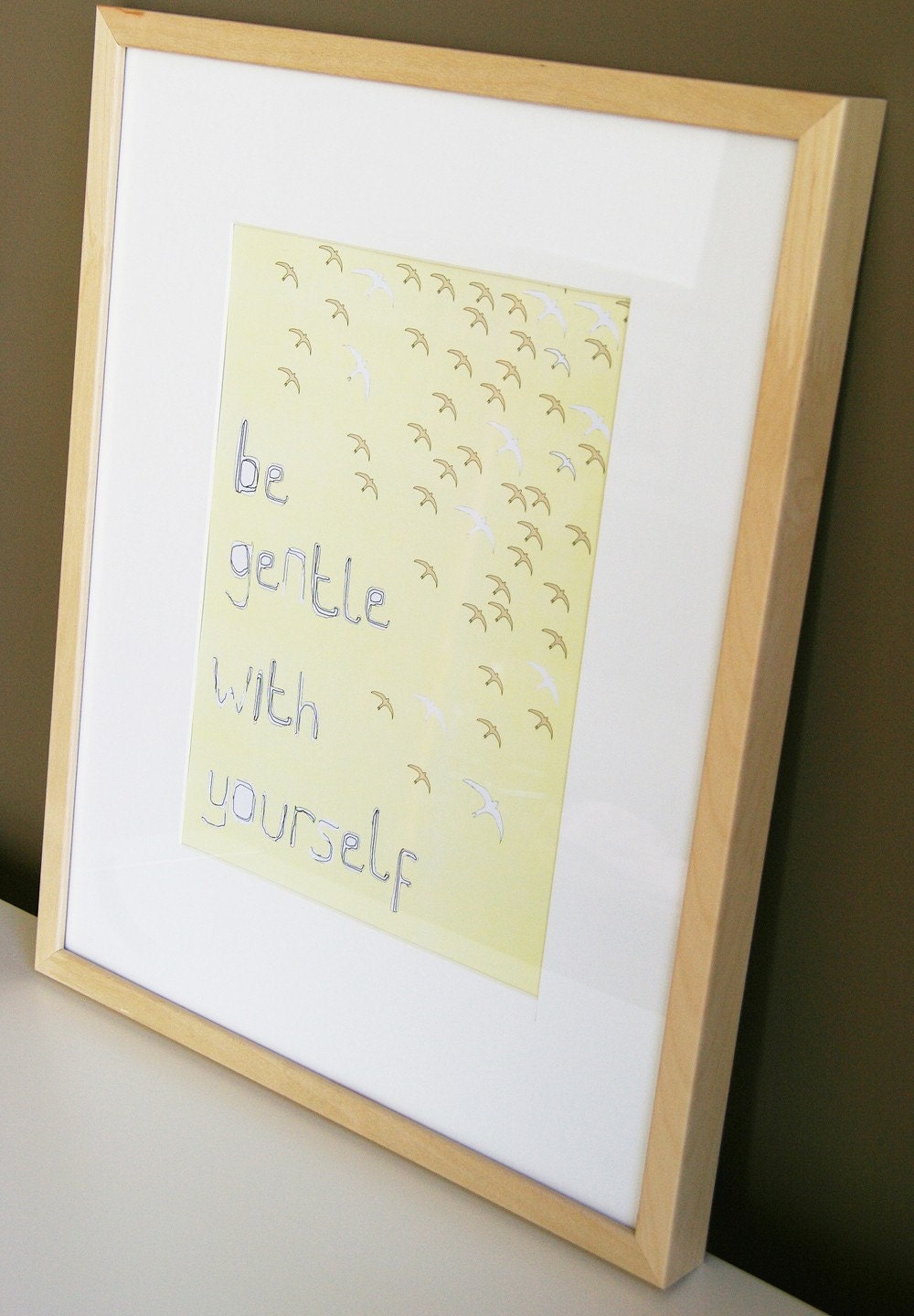 Be Gentle With Yourself - Large Print